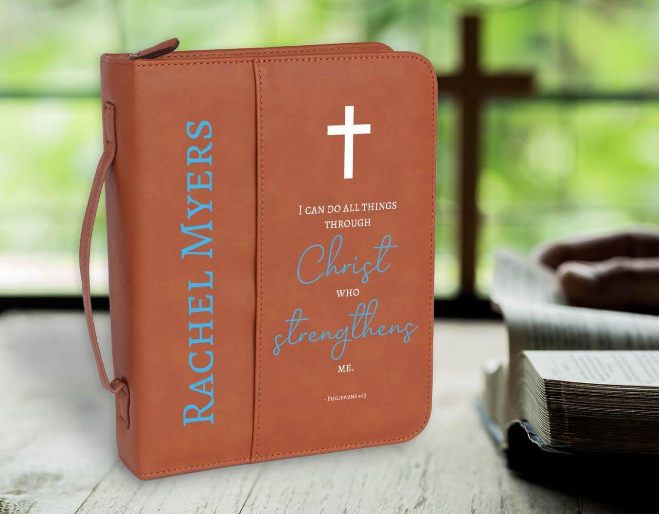 personalized saddle collection Bible cover