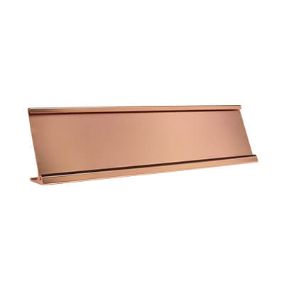 Rose gold desk holder