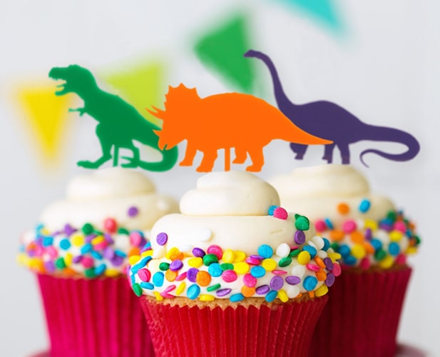 Dinosaur Cup cake Topper