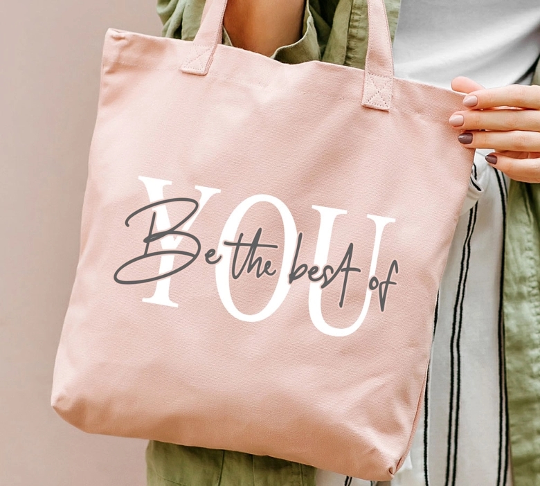 Pink Tote Bag