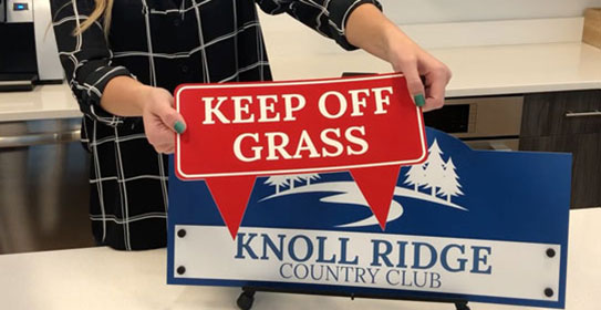 Durmark sample signage